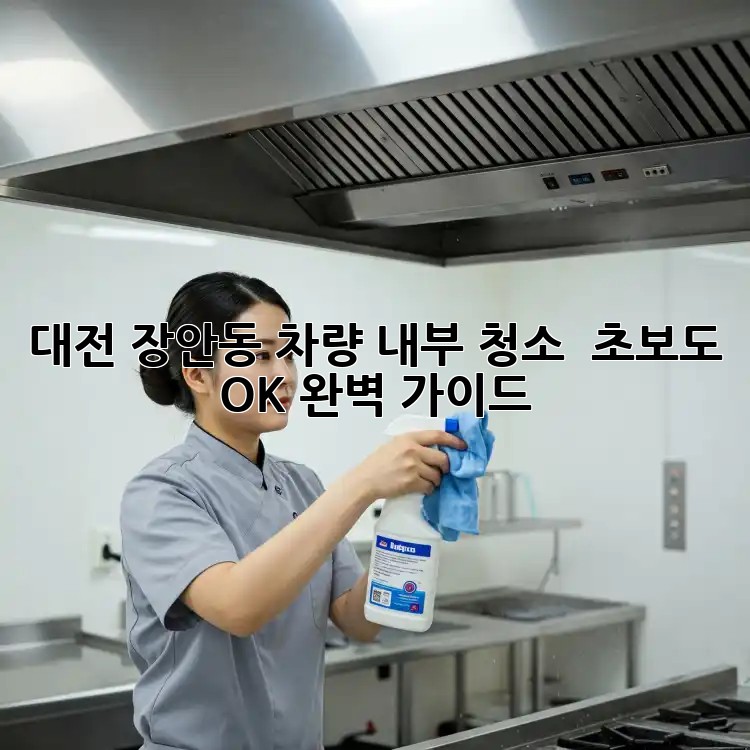 대전 장안동 차량 내부 청소 ✨ 초보도 OK! 완벽 가이드