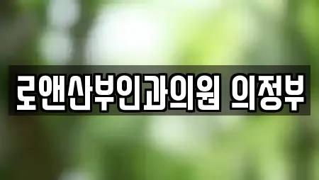 로앤산부인과의원 의정부