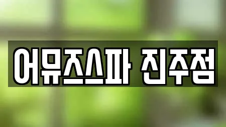 어뮤즈스파 진주점