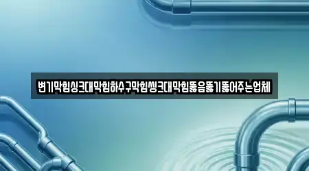 변기막힘싱크대막힘하수구막힘씽크대막힘뚫음뚫기뚫어주는업체