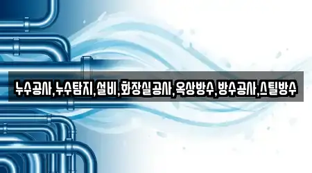 누수공사,누수탐지,설비,화장실공사,옥상방수,방수공사,스틸방수