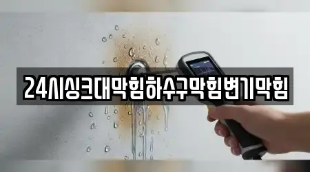 24시싱크대막힘하수구막힘변기막힘