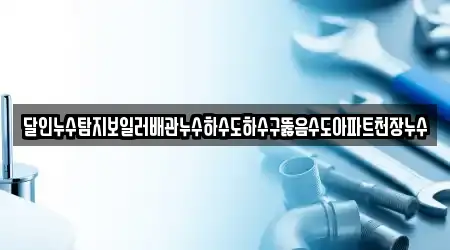 달인누수탐지보일러배관누수하수도하수구뚫음수도아파트천장누수