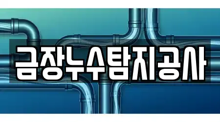 금장누수탐지공사