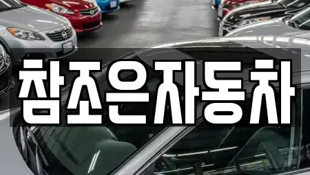 경상북도 상주시 낙양동 중고차 전문 참조은자동차