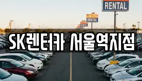서울 용산구 용산동2가 렌트카 전문 SK렌터카 서울역지점