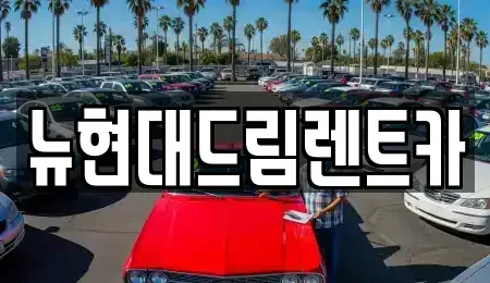 인천 계양구 용종동 렌트카 전문 뉴현대드림렌트카