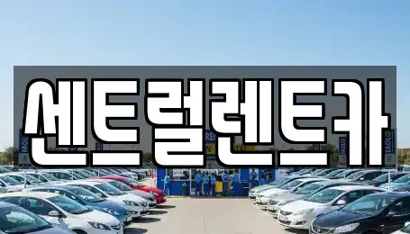 전북특별자치도 익산시 목천동 렌트카 전문 센트럴렌트카