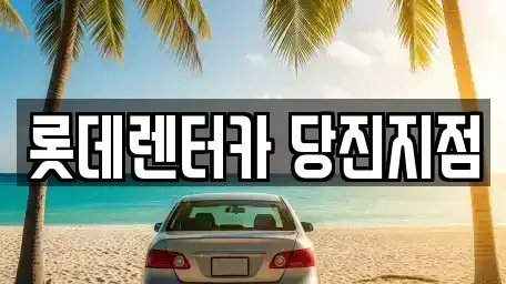 충남 당진시 원당동 장기렌트카 전문 롯데렌터카 당진지점