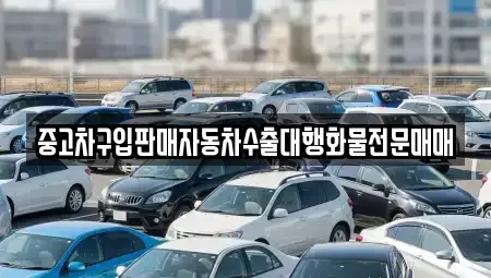 충남 서산시 성연면 중고차 전문 중고차구입판매자동차수출대행화물전문매매