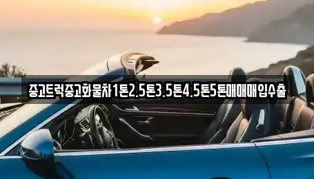 충청북도 옥천군 청성면 중고차매입 전문 중고트럭중고화물차1톤2.5톤3.5톤4.5톤5톤매매매입수출